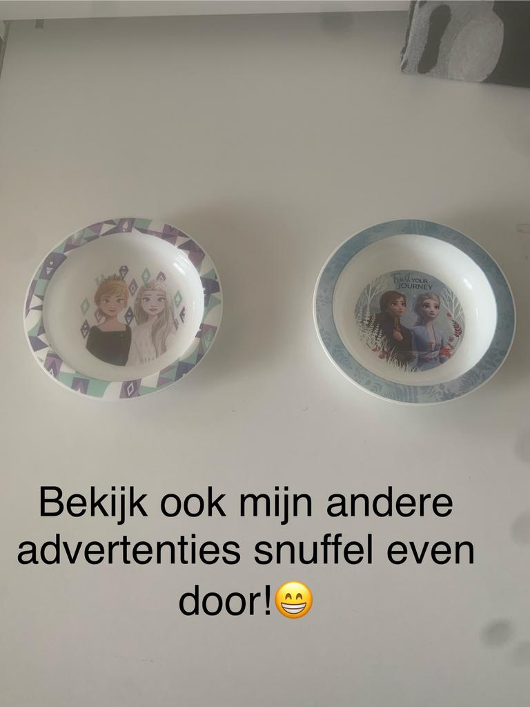 Nieuwe ongebruikte Disney frozen kunstof eet kommen, Ophalen of Verzenden, Nieuw