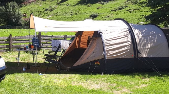 Safarica Blackhawk 260 TC, Caravans en Kamperen, Tenten, Ophalen, Gebruikt, Tot en met 4
