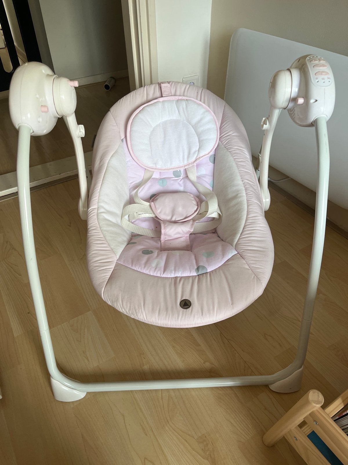 Comfortabele baby schommelstoel met muziek en timer, Ophalen of Verzenden, Gebruikt
