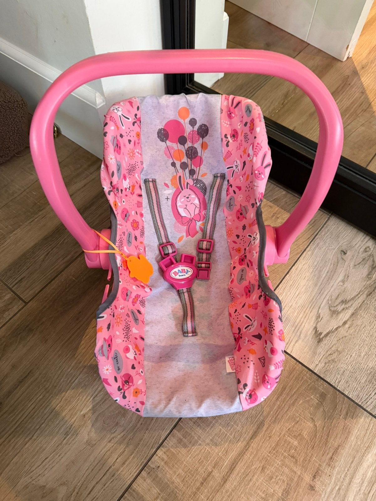Poppen maxicosi baby born, Kinderen en Baby's, Ophalen, Zo goed als nieuw, Babypop