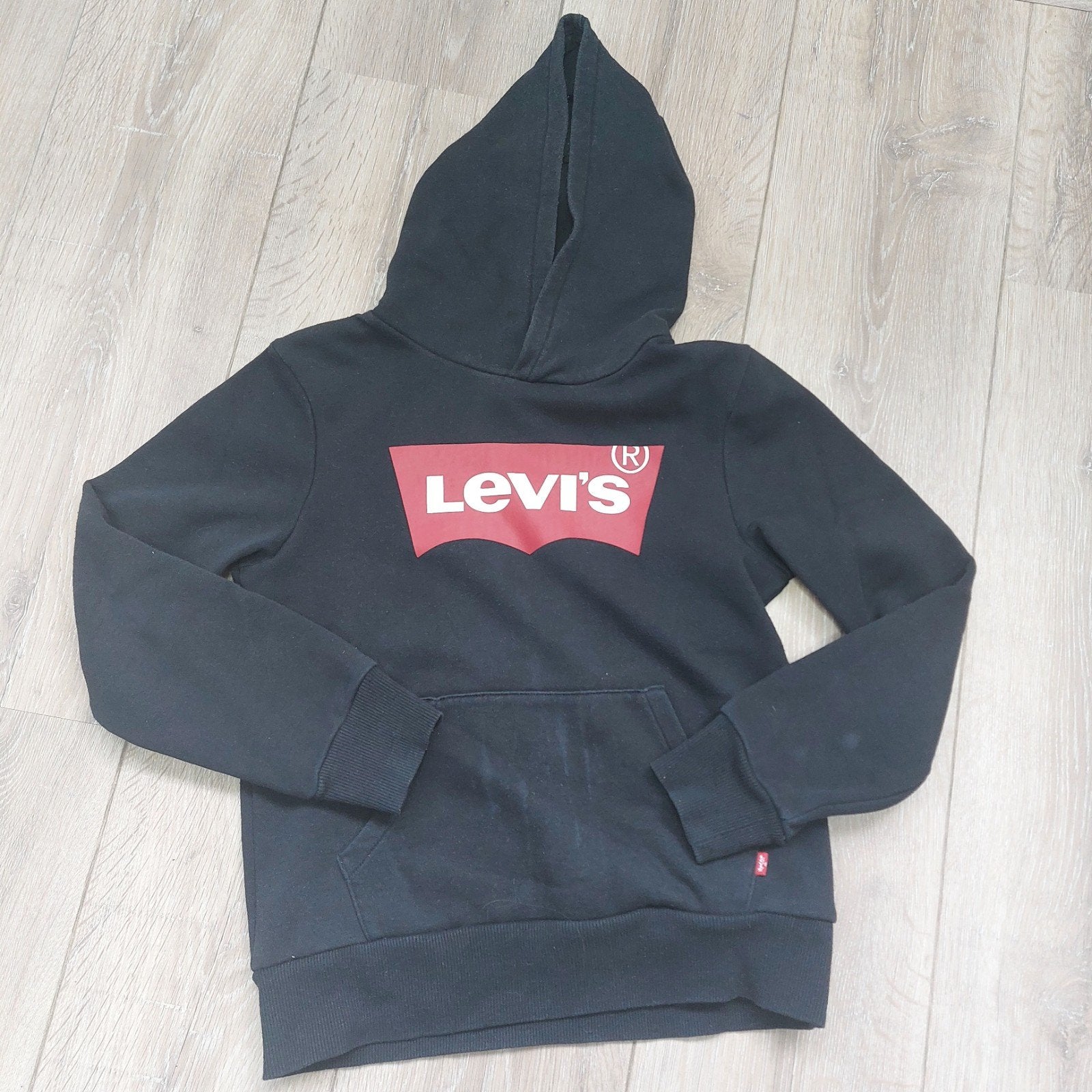 Levi's hoodie zwart maat 140 (10A), Ophalen, Gebruikt, Levi's, Jongen of Meisje