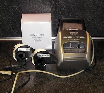 BROTHER LABELWRITER Type QL 570 IN ZÉÉR GOEDE STAAT !!, Ophalen of Verzenden, Zo goed als nieuw, Brother