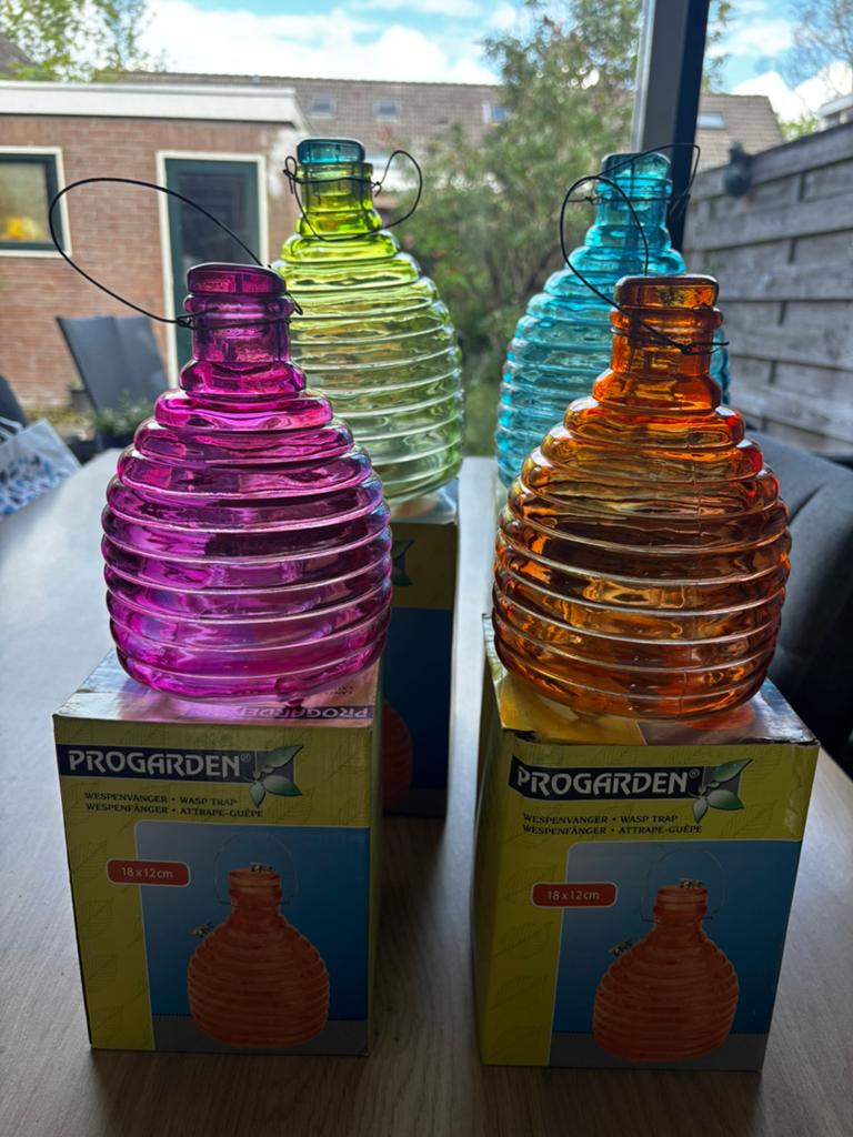 Partij van 100 stuks Progarden Wespenvangers in 2 formaten, Tuin en Terras, Ophalen, Nieuw