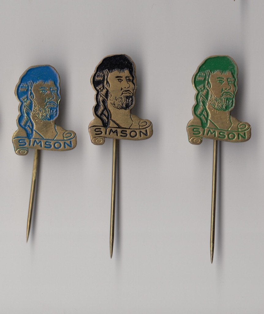 Simson speldjes, Gebruikt, Niet vindbaar, Niet vindbaar, Speldje of Pin