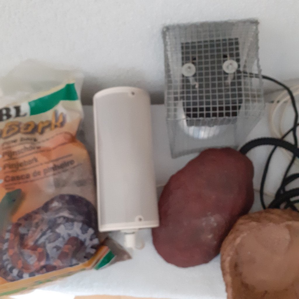 terrarium warmte steen lamp enz, Ophalen of Verzenden, Gebruikt, Verlichting