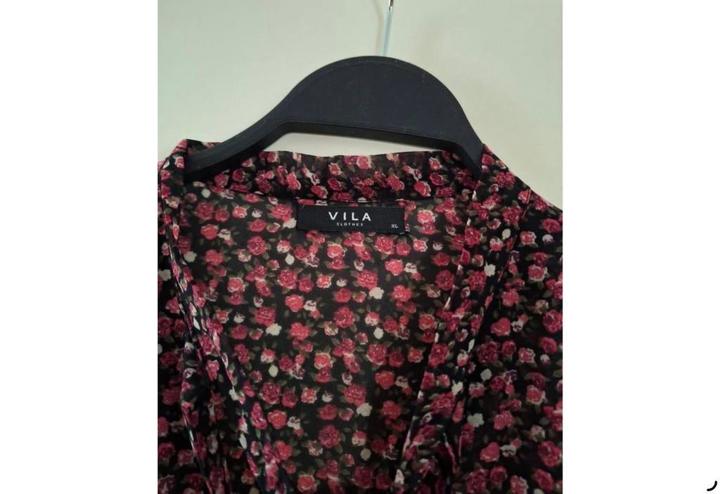 VILA blouse maat XL, Verzenden, Nieuw, Maat 46/48 (XL) of groter, Zwart