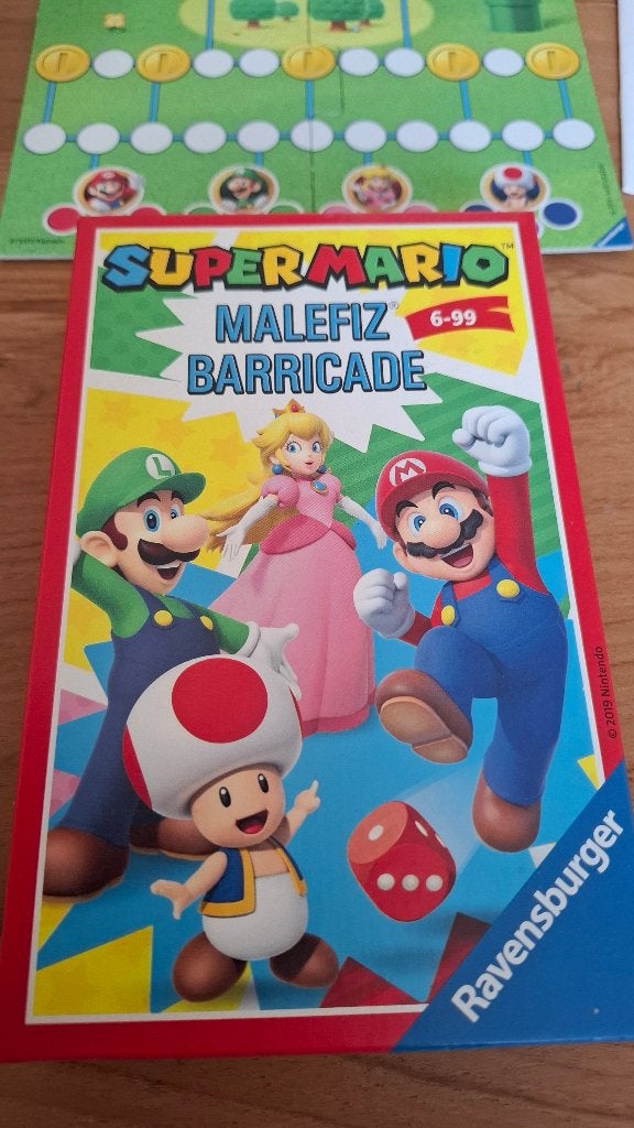 Super Mario Malefiz, Een of twee spelers, Ophalen of Verzenden, Zo goed als nieuw, Ravensburger