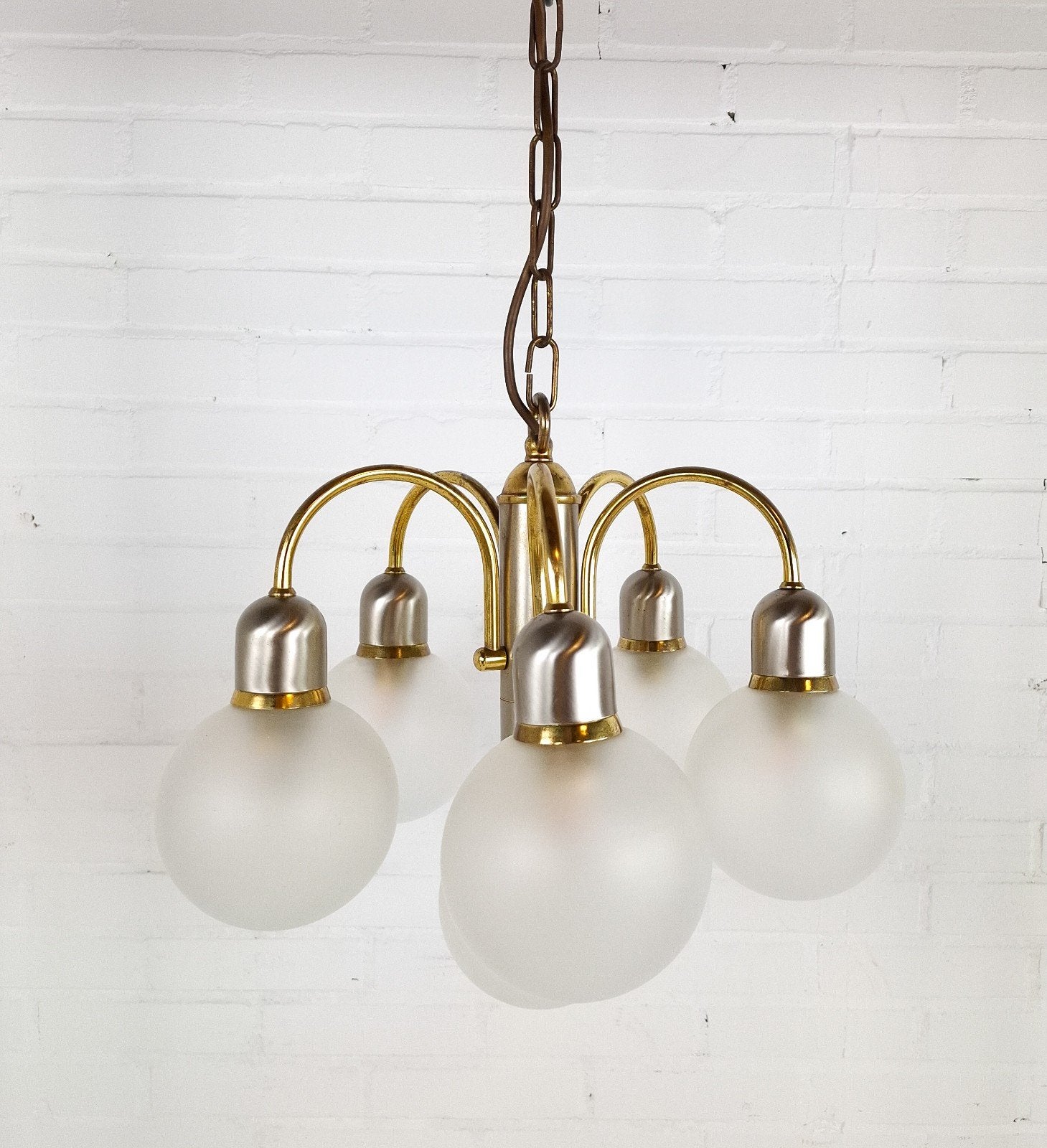 Vintage hanglamp Solken Leuchten jaren 70 space age, Ophalen, Gebruikt, X, X