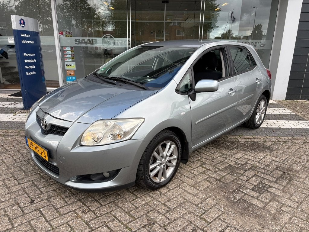 Toyota Auris 1.6-16V Dynamic, Auto's, Gebruikt, Zwart, 4 cilinders, Origineel Nederlands