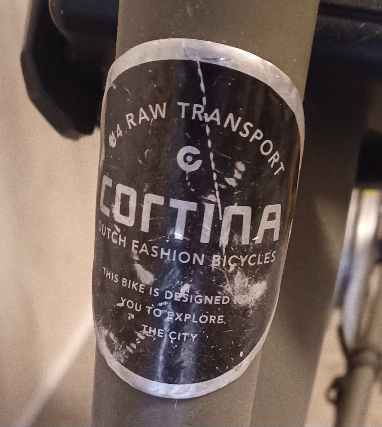 Cortina Raw Transportfiets Dames - Legergroen, Fietsen en Brommers, Fietsen | Dames | Damesfietsen, Terugtraprem, Gebruikt, Versnellingen