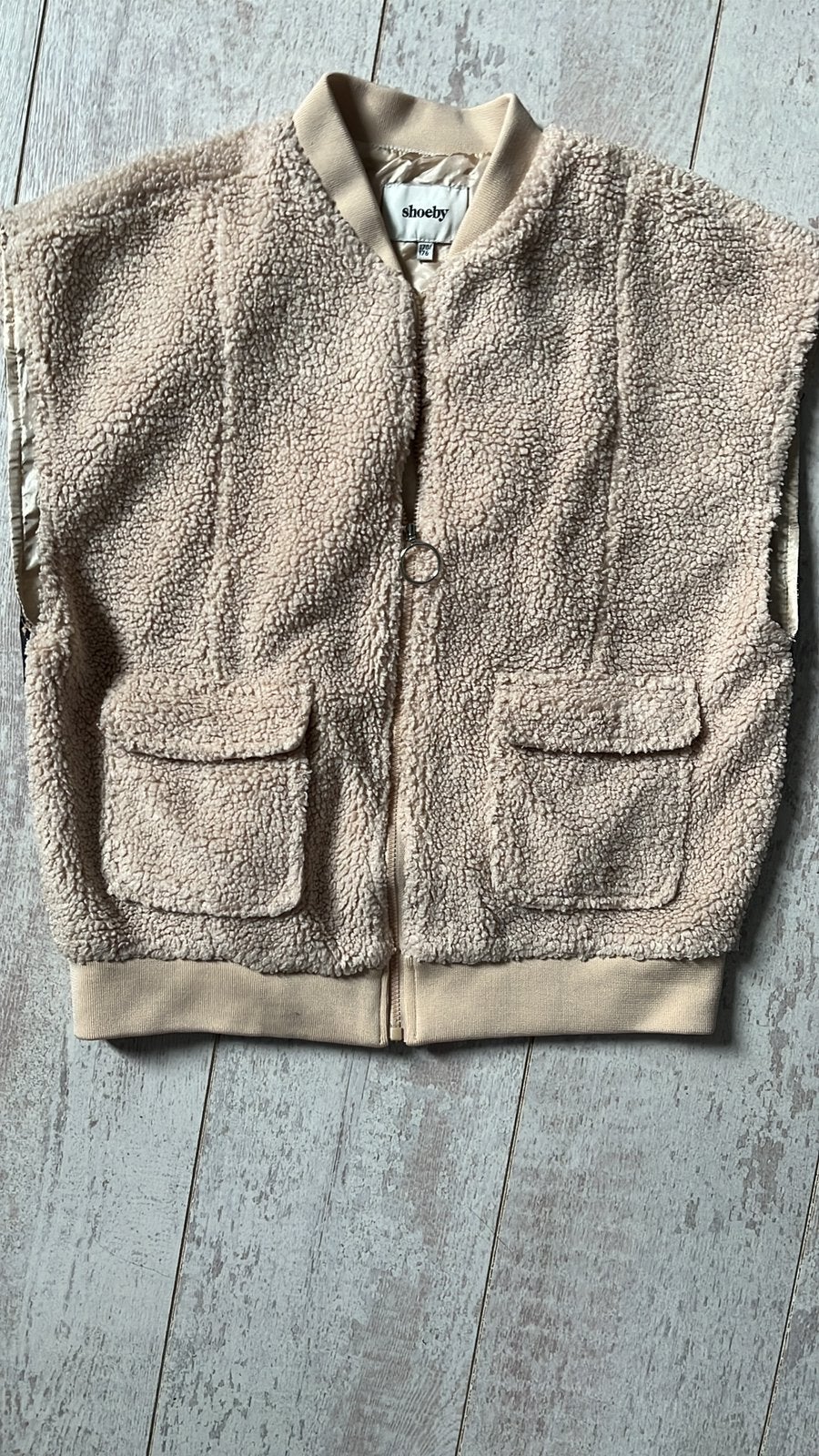 Bodywarmer beige mt XS, Ophalen of Verzenden, Zo goed als nieuw, Maat 34 (XS) of kleiner, Beige