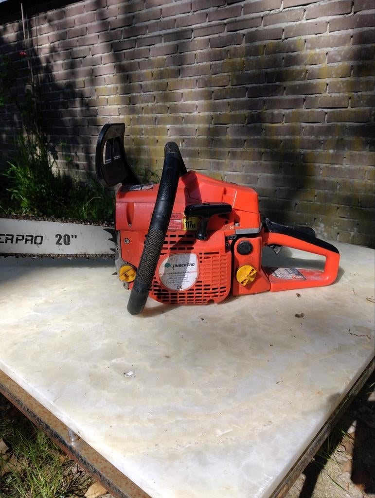 Timberpro CS5800 Kettingzaag - Krachtig en Betrouwbaar, Tuin en Terras, Ophalen of Verzenden, Gebruikt, Benzine, Timberpro
