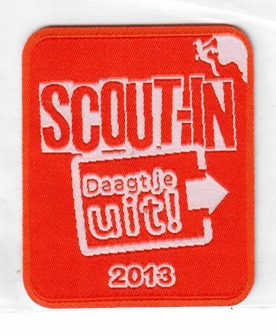 scout  in 2013, Verzamelen, Ophalen of Verzenden, Zo goed als nieuw, Embleem, Speld of Insigne