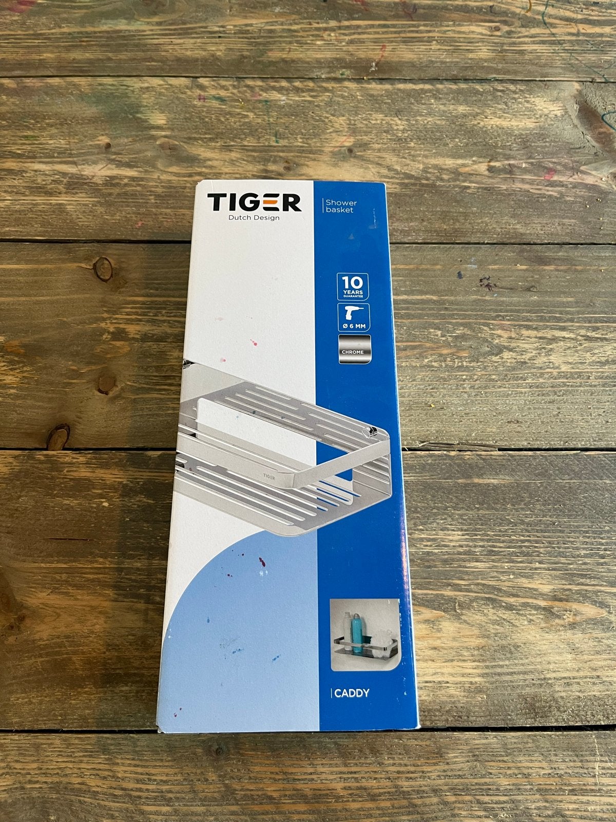 Tiger Shower Basket Caddy - Chroom, Ophalen, Overige merken, Nieuw, Douche-accessoire
