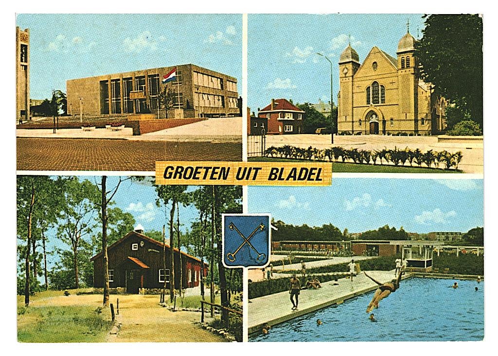 802394 Bladel N Br 1972 Gelopen met Postzegel