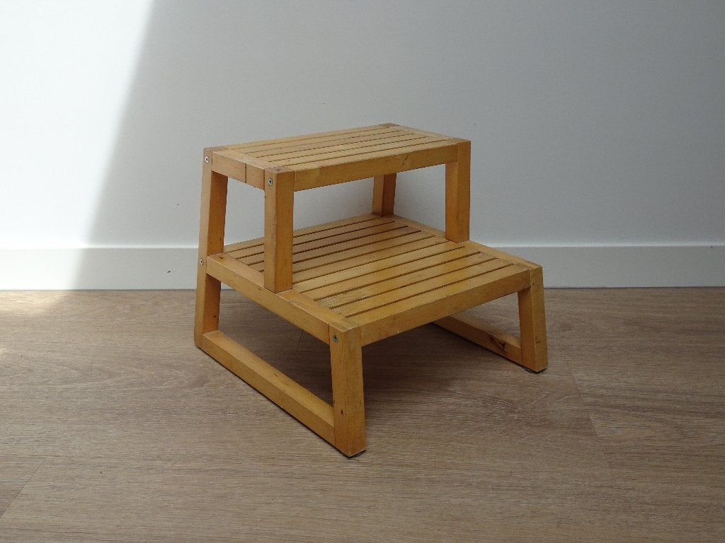 Ikea Molger opstapje kruk trap, Huis en Inrichting, Ophalen, Gebruikt, Hout