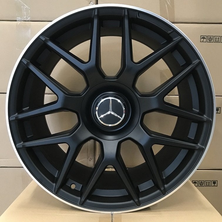 19" Mercedes C-klasse velgen E63S AMG Breedset + Banden, Velg(en), Niet ingevuld, Nieuw, Ophalen of Verzenden