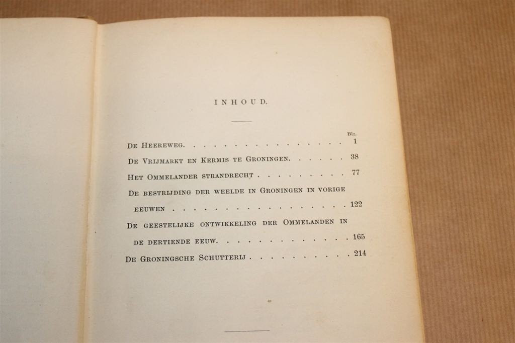 Uit Groningens Verleden — J.A. Feith [1902], Ophalen of Verzenden, Gelezen