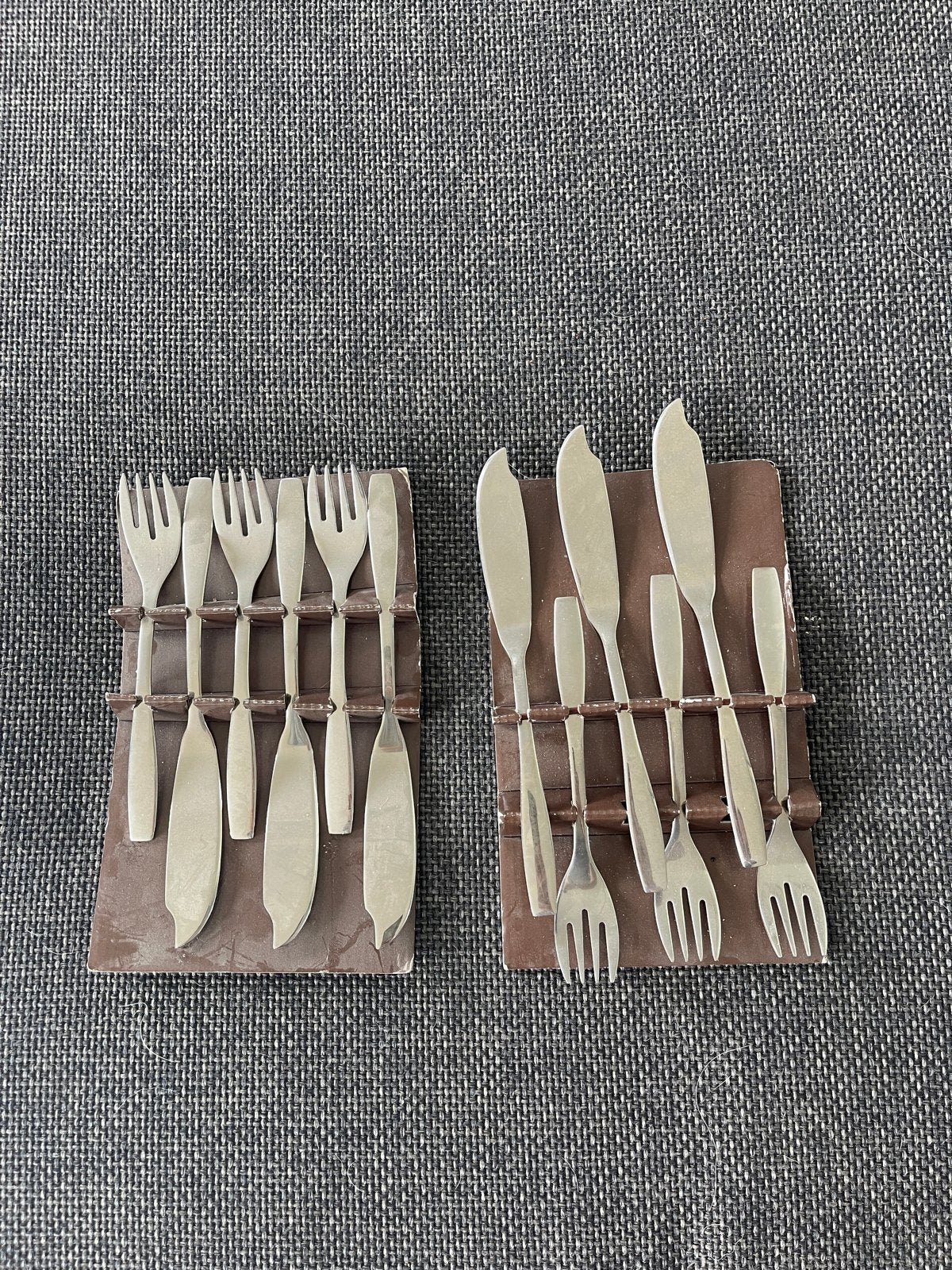 Nooit gebruikt: 6-delige visbestekset (messen en vorken), Huis en Inrichting, Keuken | Bestek, Bestekset, Nieuw, Ophalen of Verzenden