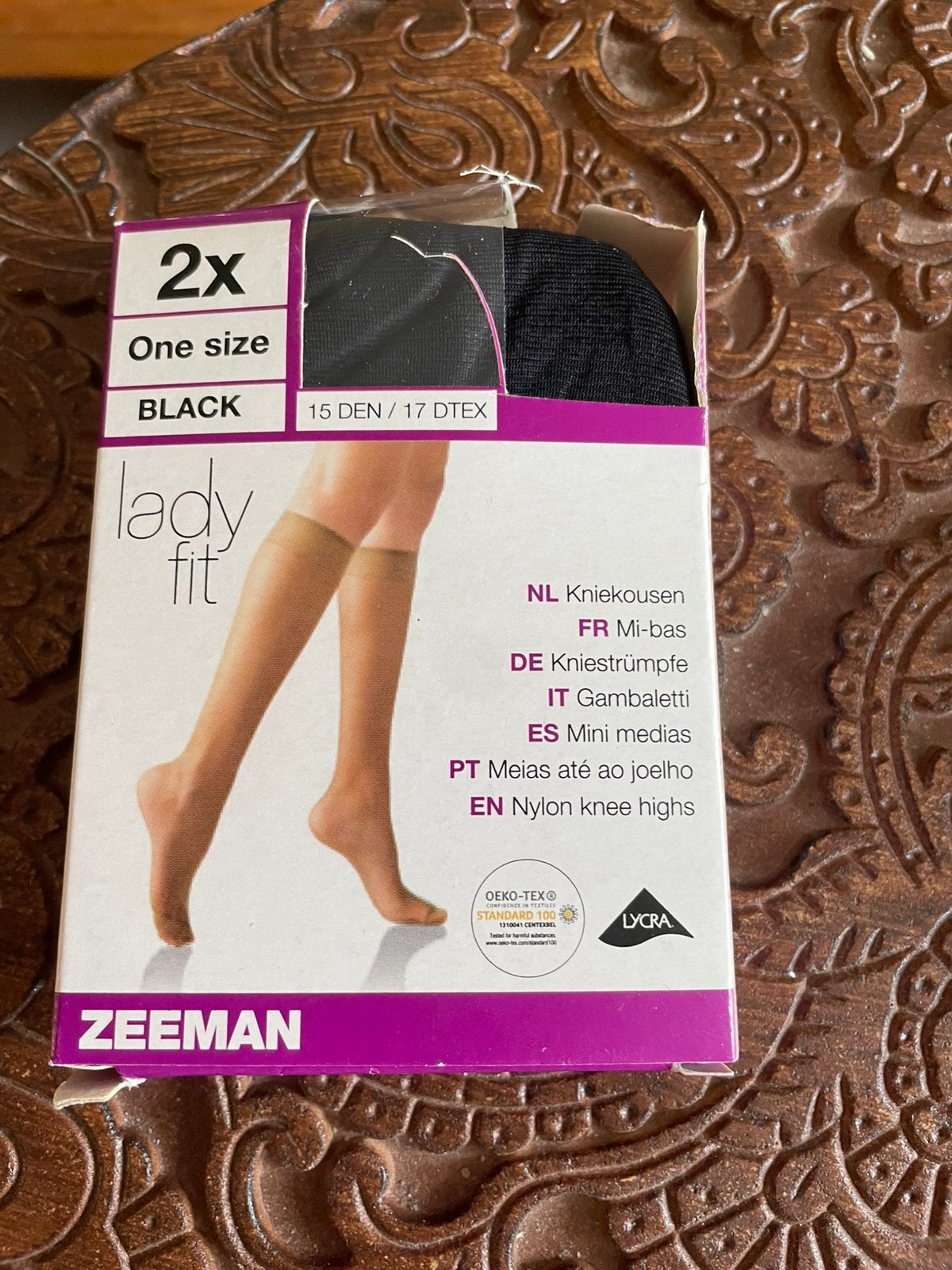 2 paar pantykousjes glans one size, Kleding | Dames, Leggings, Maillots en Panty's, Verzenden, Nieuw, Panty