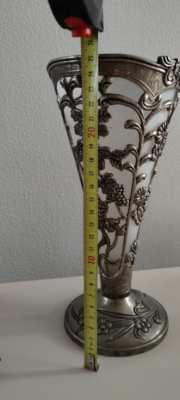 vintage art nouveau vaas,, Ophalen of Verzenden