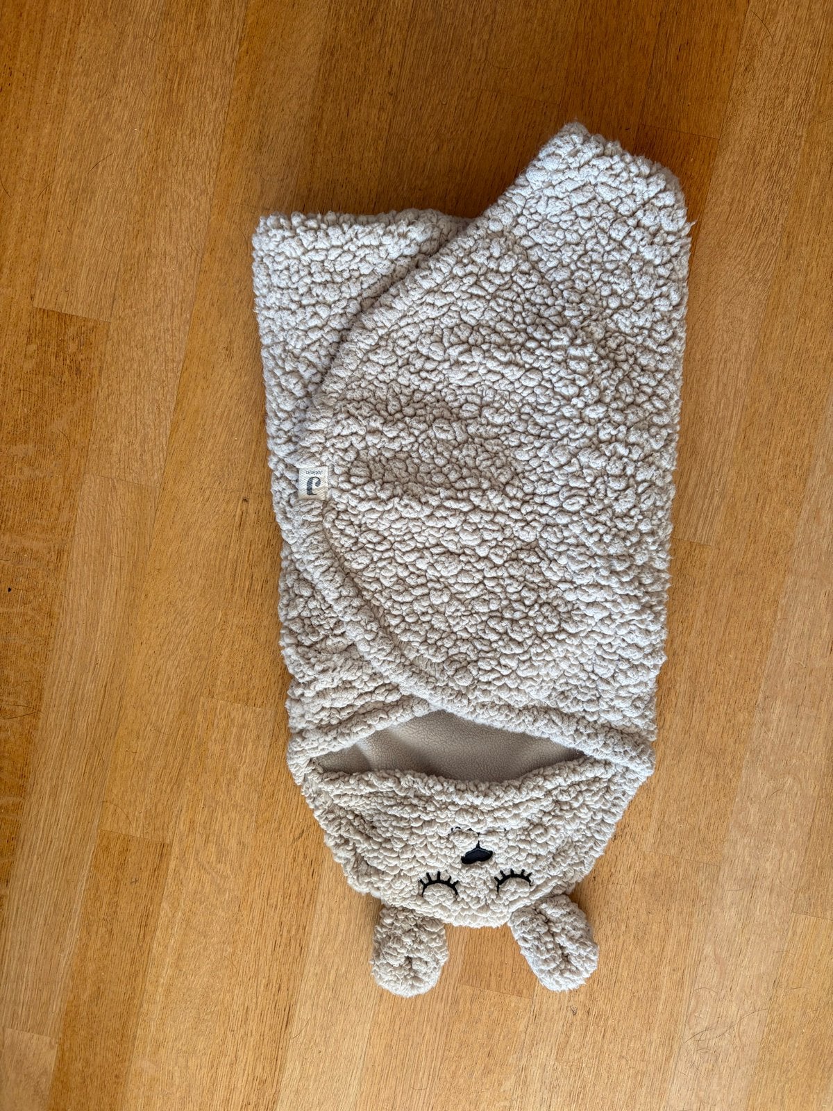 Jollein wikkeldeken voor autostoel - Teddy Bear, Ophalen, Jollein, Zo goed als nieuw, Voetenzak