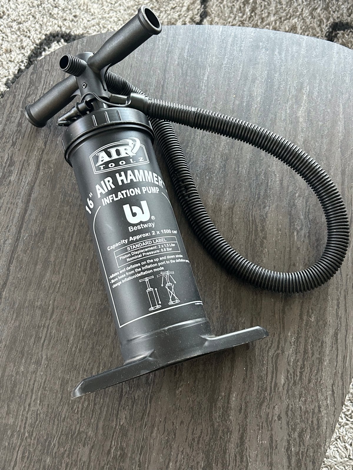 Bestway Air Hammer 16" Inflatiepomp, Ophalen, Zo goed als nieuw