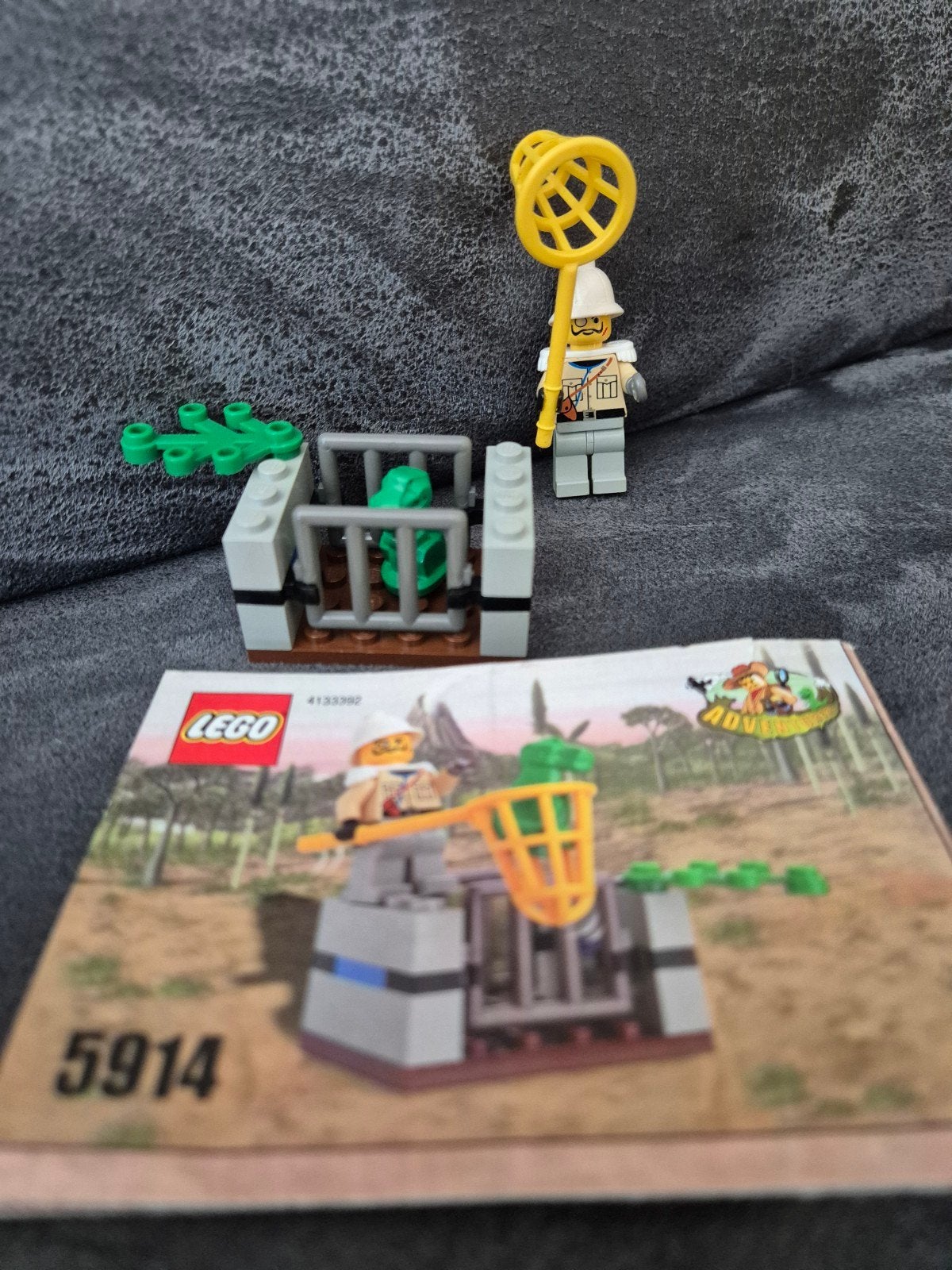 Lego Adventurers 5914 - Gator Landing met minifiguur, Gebruikt, Overige thema's, Lego, Ophalen of Verzenden