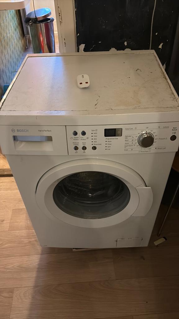 Bosch VarioPerfect wasmachine defect, gratis op te halen, 6 tot 8 kg, Minder dan 1200 toeren, Ophalen of Verzenden, Voorlader