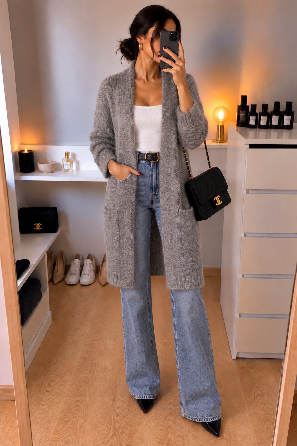 Ruby Tuesday lang vest mohair grijs maat 0, Kleding | Dames, Ophalen of Verzenden, Zo goed als nieuw, Maat 34 (XS) of kleiner