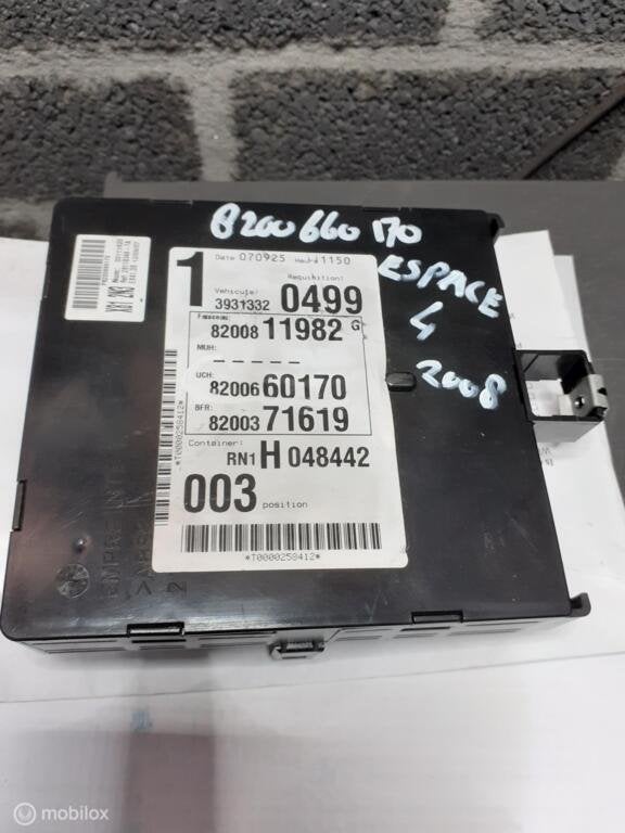 BSI-module Renault Espace IV ('02-'12) 8200660170  uch, Gebruikt, Renault, Ophalen of Verzenden, Renault