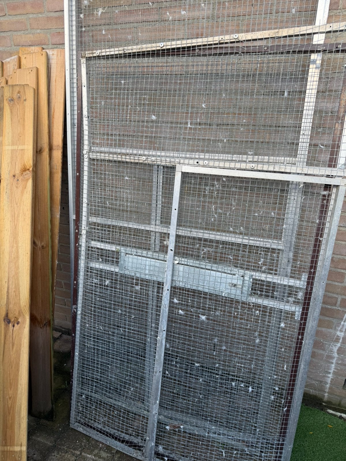Voliere panelen, Ophalen, Gebruikt, Aluminium, Volière