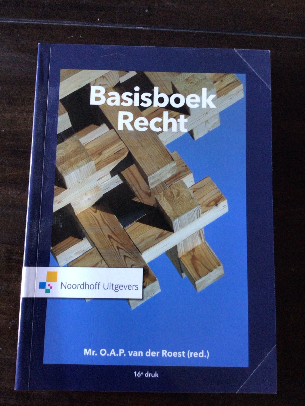 O.A.P. van der Roest - Basisboek Recht, Boeken, O.A.P. van der Roest, Zo goed als nieuw, Gamma, HBO