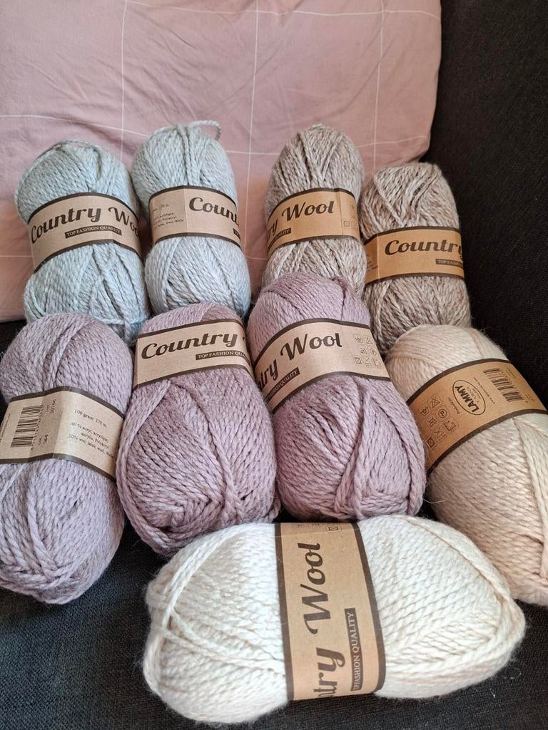 Lammy country wool, Hobby en Vrije tijd, Ophalen of Verzenden, Nieuw, Breien of Haken, Wol of Garen