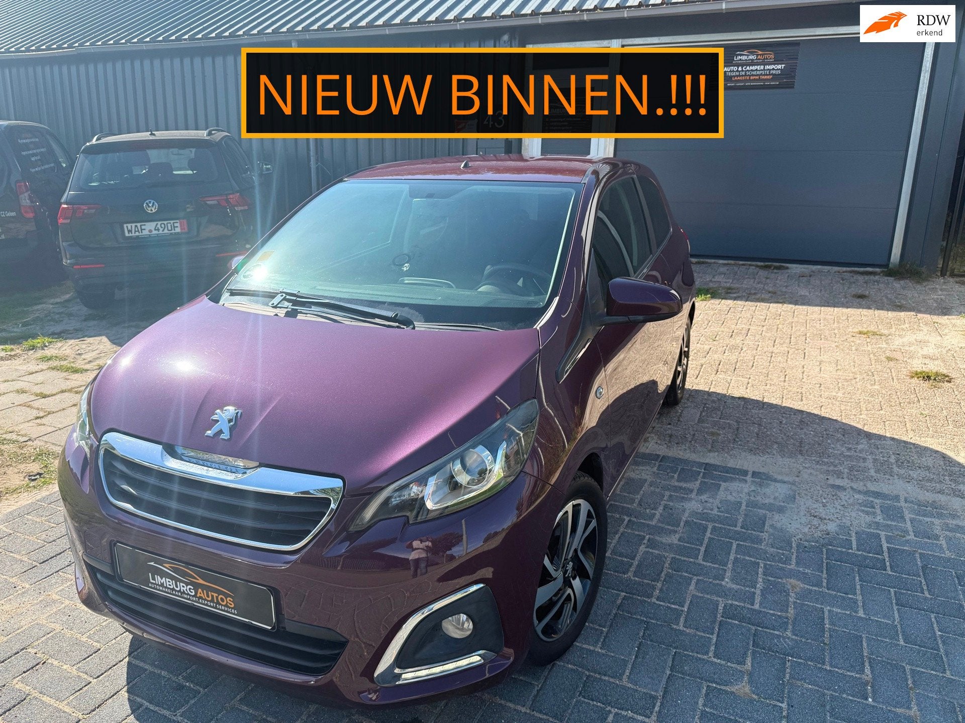 Peugeot 108 1.0 e-VTi Allure Cruisecontrol Navi Stoelverwarm, Voorwielaandrijving, Dealer onderhouden, Stof, Gebruikt