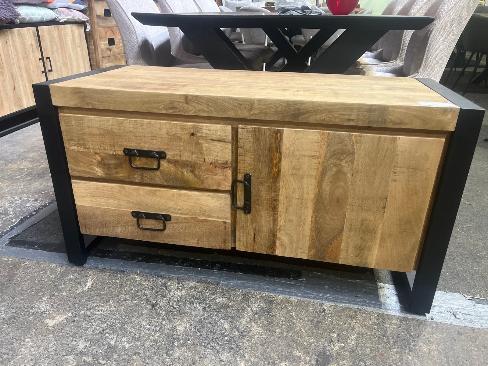 Stijlvol mangohouten tv-meubel 105x55x45 - Weco Meubelen, Ophalen, Nieuw