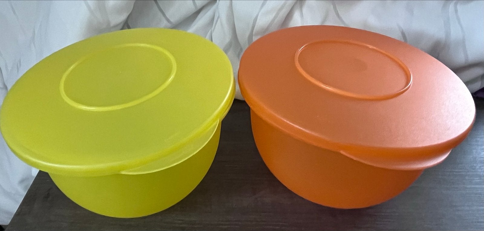 Tupperware vrolijke bewaarschalen, Gebruikt, Overige kleuren, Schaal, Ophalen of Verzenden