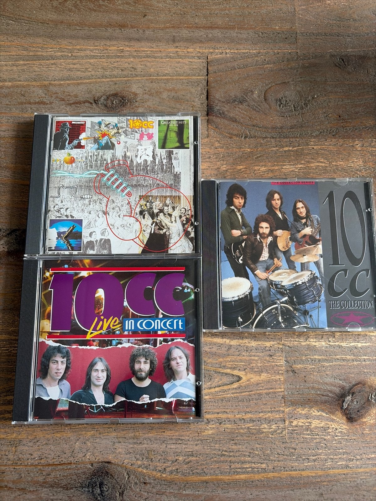 10cc CD collectie: Greatest Hits, Live & The Collection, Ophalen of Verzenden, Gebruikt, Pop, Album