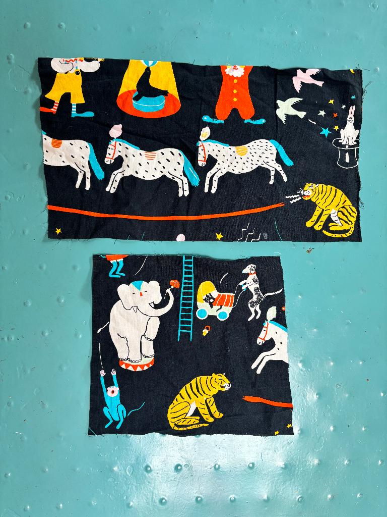 Vintage stof, Hobby en Vrije tijd, Stoffen en Lappen, Ophalen, Zo goed als nieuw, 30 tot 120 cm, Katoen