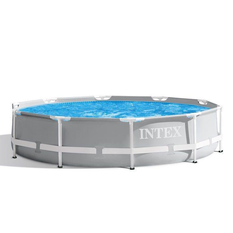 Intex Zwembad Set - Rond 3.05m met extra accessoires!, Ophalen, Rond, Zo goed als nieuw, Opzetzwembad
