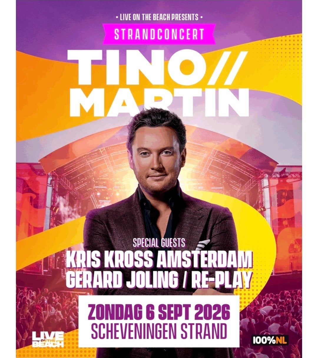 4 kaarten - Tino Martin - Live on the Beach, Tickets en Kaartjes, Drie personen of meer