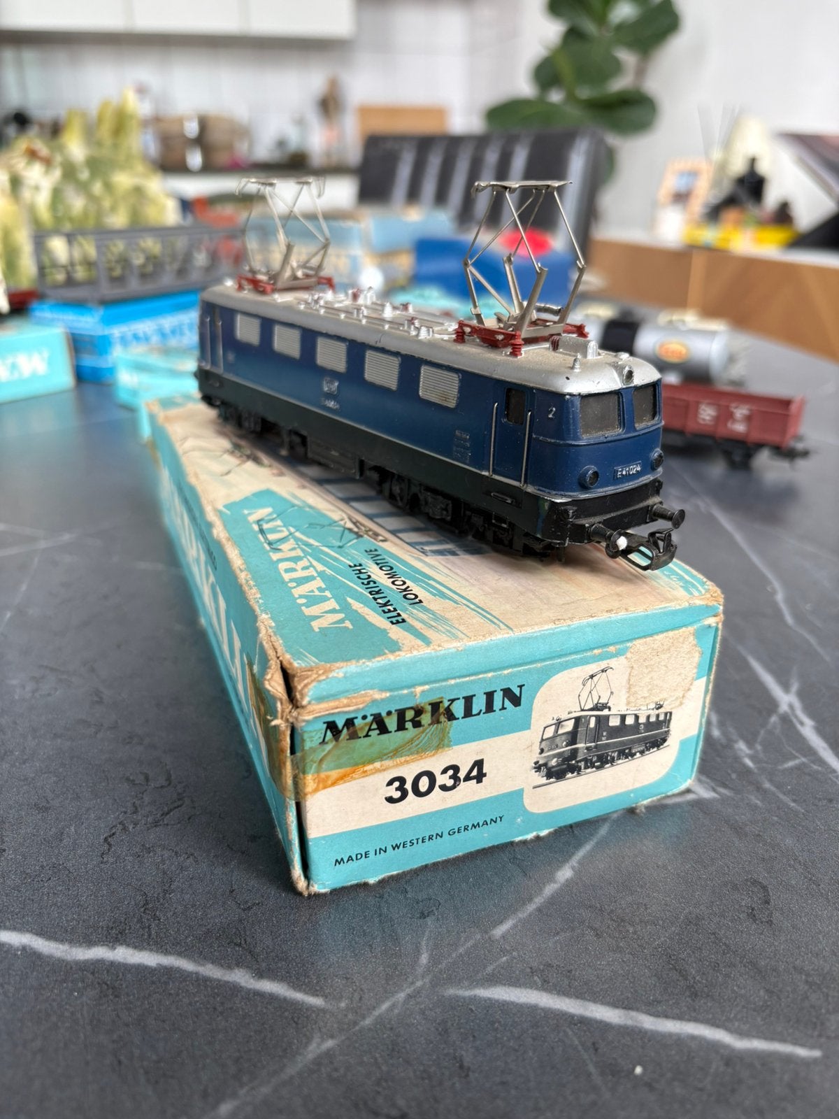 Märklin modeltreinen in originele verpakking jaren ‘60, Ophalen, Gelijkstroom of Wisselstroom, Analoog, Märklin