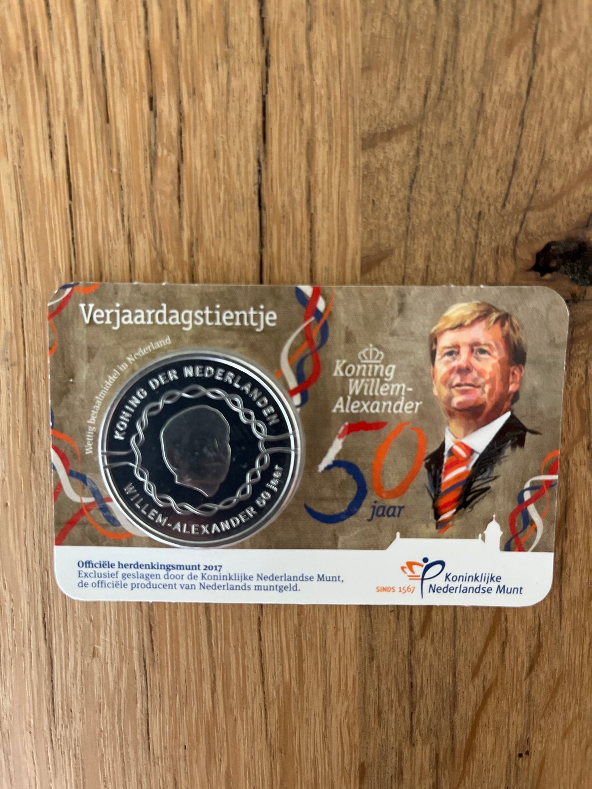 Verjaardagstientje Koning Willem-Alexander 50 jaar, Koningin Beatrix, Zilver, Euro's, Ophalen of Verzenden