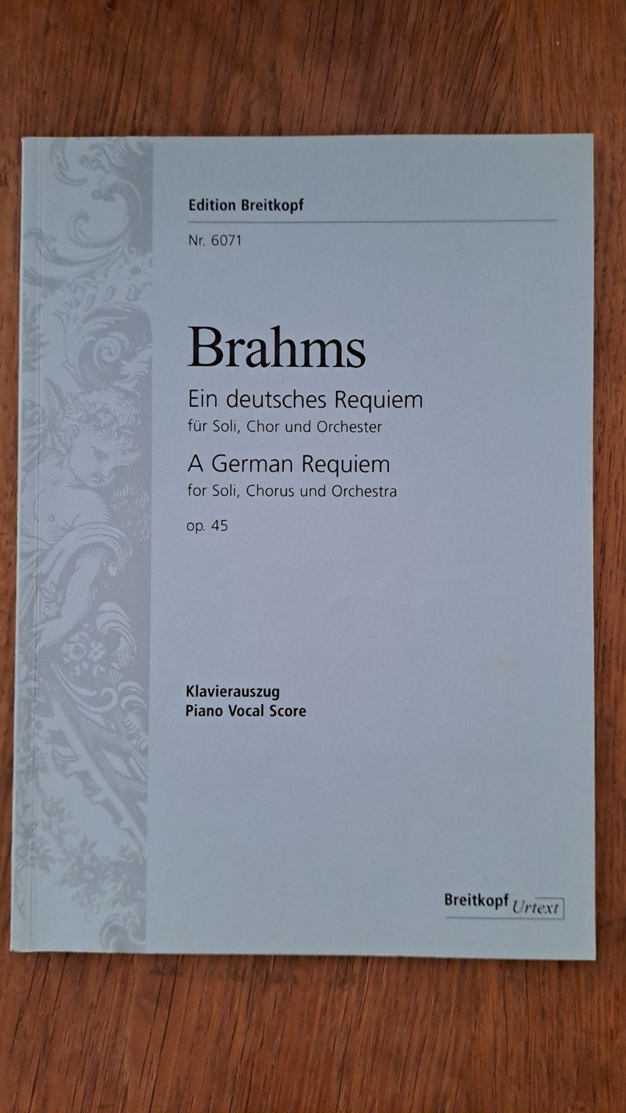 Koorpartituur Brahms, Ophalen of Verzenden, Beta, Zo goed als nieuw