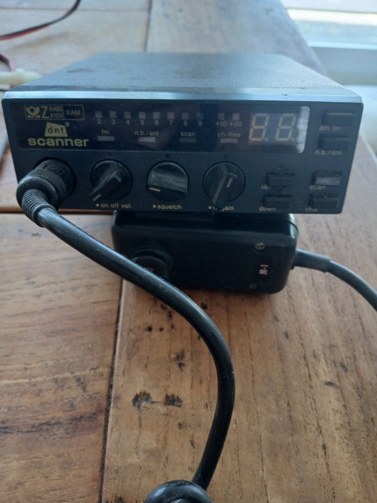DNT Scanner A400 410V - Vintage Radio Scanner, Ophalen of Verzenden, Gebruikt