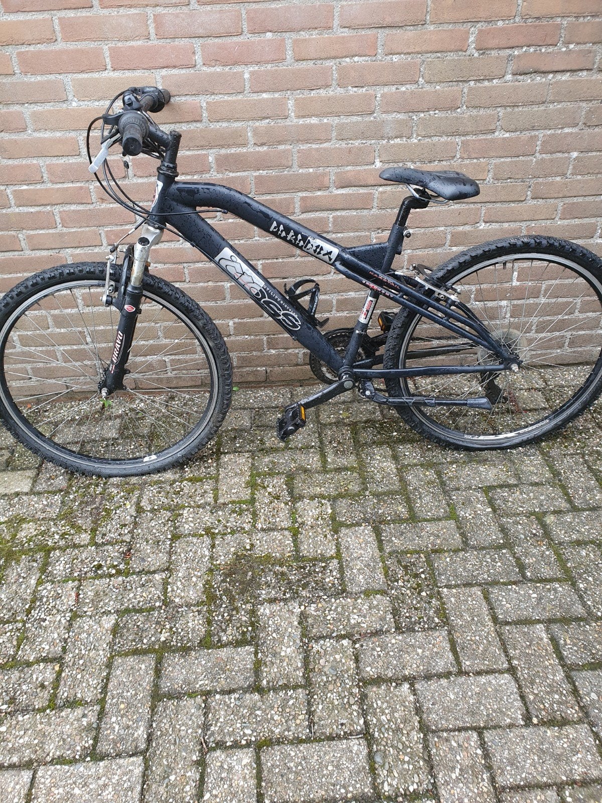 Mountainbike - Zwart, Gebruikt, Goede Staat, Fietsen en Brommers, Fietsen | Mountainbikes en ATB, Gebruikt, Hardtail, 53 tot 57 cm