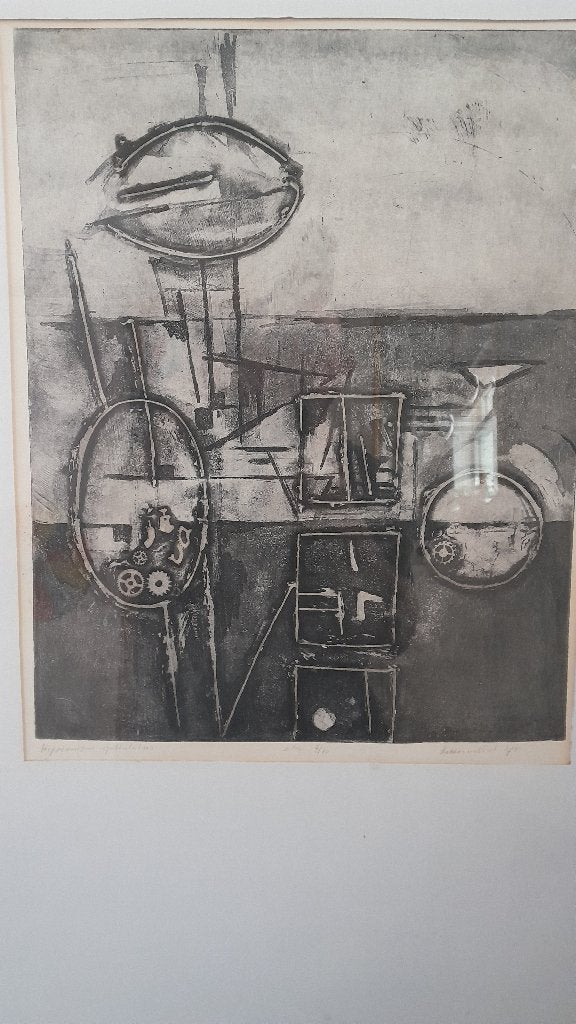 Ets Lucas van der Pol, Ophalen, Minder dan 50 cm, Gebruikt, Schilderij