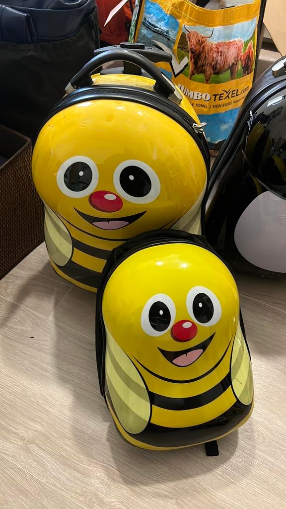Cuties and pals kindertrolley en rugtas, Ophalen, Gebruikt, Hard kunststof, Minder dan 50 cm