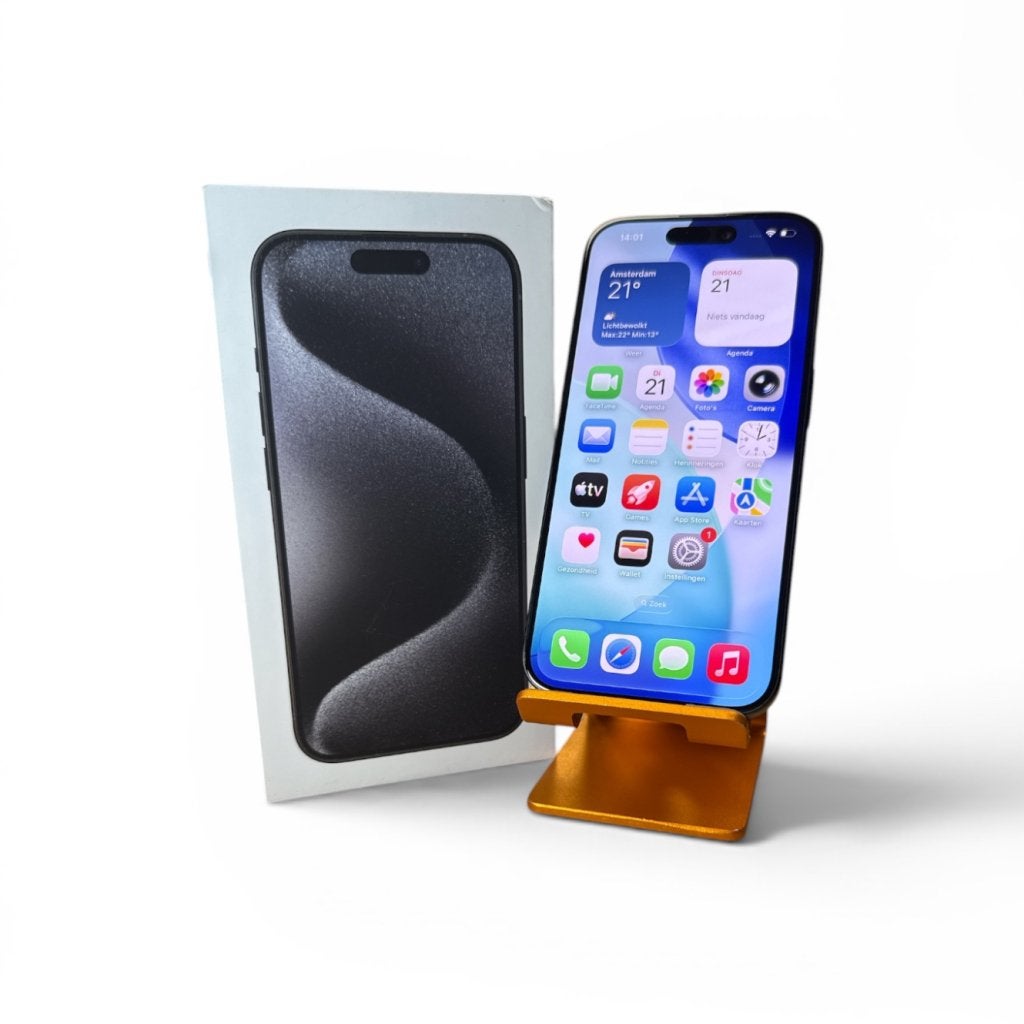 Apple iPhone 15 Pro 128GB | Accu 88% | Nette Staat, Apple, Zo goed als nieuw, Support@apple.com, One Apple Park Way
Cupertino, CA 95014
United States