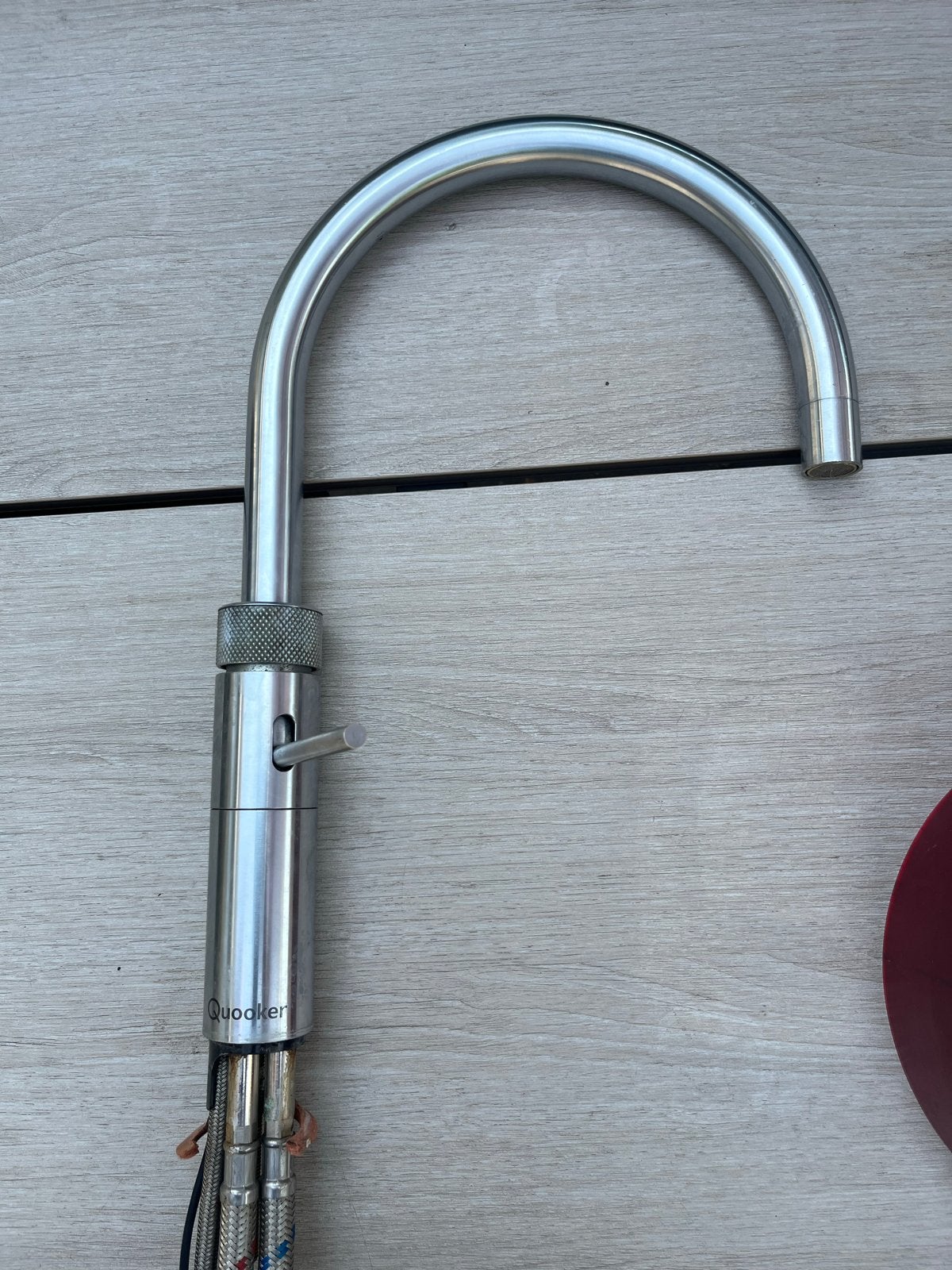 Quooker kraan - RVS (gebruikt, met storing), Ophalen, Zilver, Metaal, Overige typen